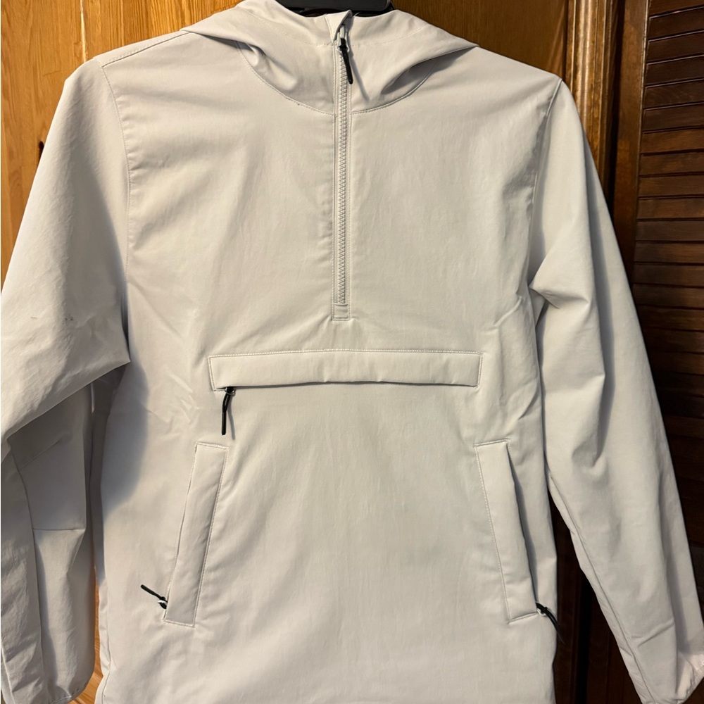Nike Golf Repel Unscripted Anorak Men's White Hooded Jacket Size Small
